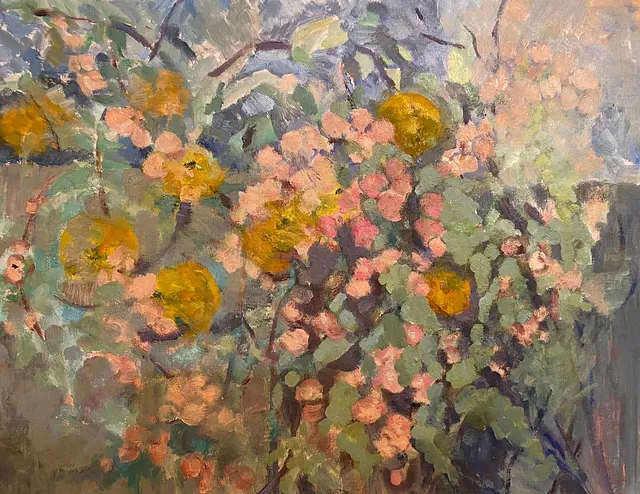 Japonica Glistens Like Coral